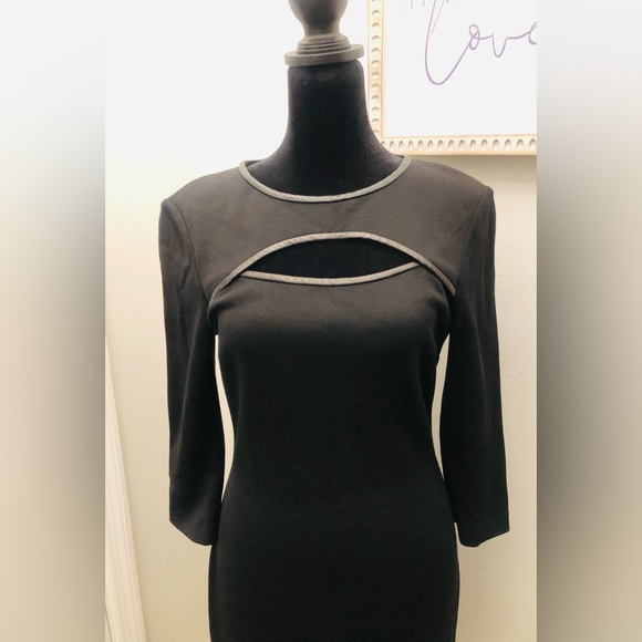 ST JOHN Milano Knit Cocktail Dress. - Picture 3 of 7